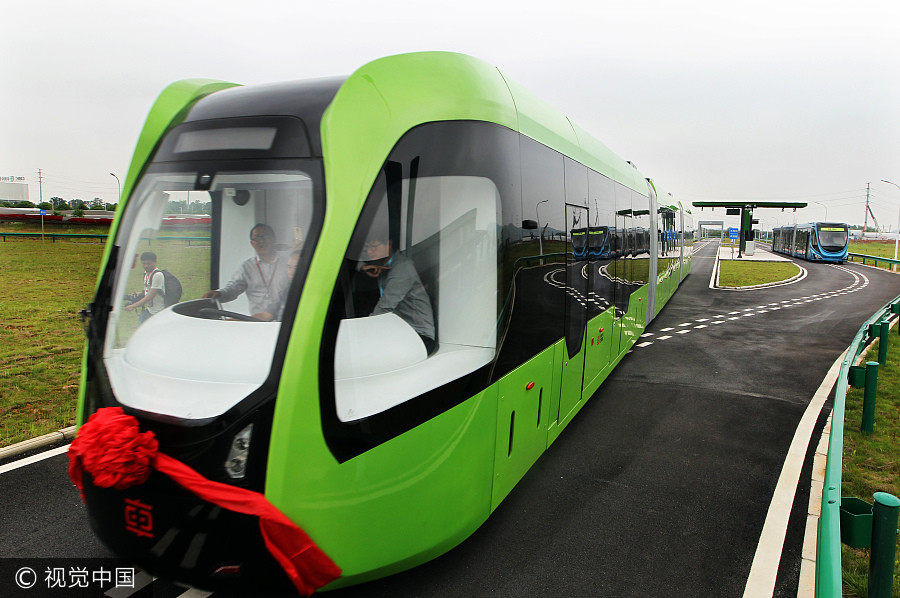 Lancement du premier train sur rails virtuels du monde